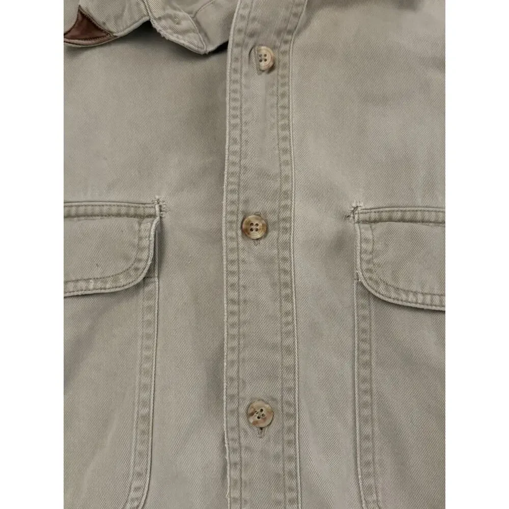 Vintage Banana Republic Shirt Mens XL Safari Travel Pockets Button Down 90s
